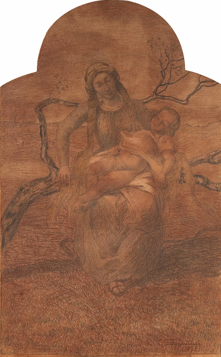 Il frutto dell'amore, 1892 - Kunsthaus Zürich, Grafische Sammlung